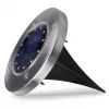Maclean MCE318 LED saulės energijos takų šviestuvas su smaigaliu, 12 LED SMD, neutrali balta 4000K, 0,7 W, IP44