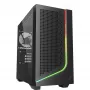 PC korpusas Sharkoon J1000 ARGB mATX — vidutinis bokštas mikro-ATX su ARGB apšvietimu