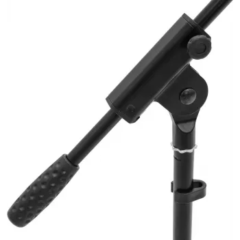 Mikrofono stovas Omnitronic AP-1 Juodas, reguliuojamas aukštis, sulankstomas pagrindas, 60005852