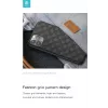Minkštas dėklas Devia Woven2 iPhone 11 Pro – austas raštas, juodas