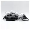 LED girlianda RealPower 463614 12 lempučių šilta balta 4,9 m maitinama baterijomis (AA)