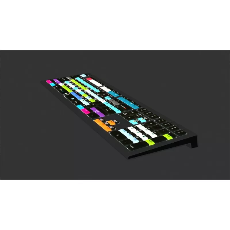 Logickeyboard Avid Media Composer Astra 2 klaviatūra USB QWERTY vokiška pilka
