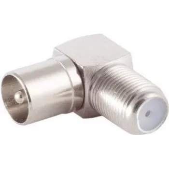 ShiverPeaks BS85209 — IEC kampinis adapteris, IEC C13 lizdas į stačiakampį IEC C14 kištuką