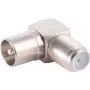 ShiverPeaks BS85209 — IEC kampinis adapteris, IEC C13 lizdas į stačiakampį IEC C14 kištuką