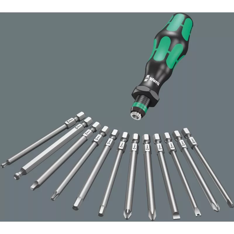 Wera Kraftform compact 62 rinkinys Kombinuotas atsuktuvas