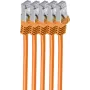 Tinklo laidas ShiverPeaks BS75511-0.5O-SET5, 0,5 m, Cat7, S/FTP, oranžinis