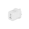 Dicota Power Supply – kompaktiškas, GaN – 65 W – 5 A – PD 3.0 – 3 išvesties prievadai (2 x USB-C, USB)