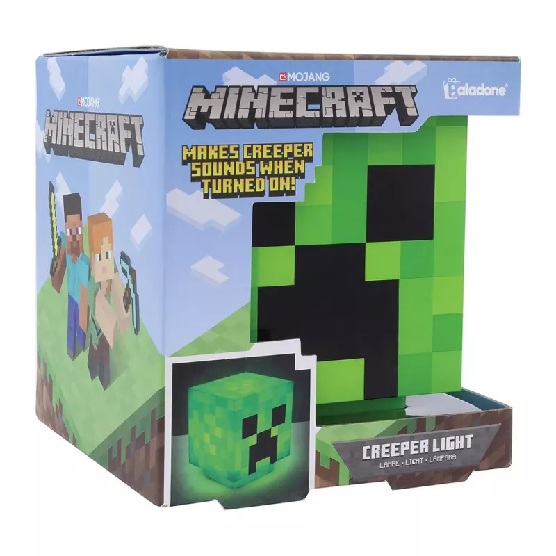Paladone Minecraft Creeper 3D dizaino lempa PP6595MCFV3 – Stalo/pakabinama lempa