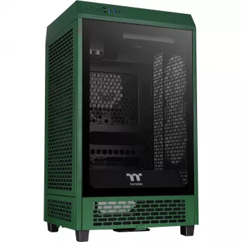 Thermaltake The Tower 200 Mini ITX korpusas, tamsiai žalias, grūdintas stiklas