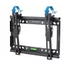 Sieninis TV laikiklis ESPERANZA ERW010, 14–50 colių (35,6–127 cm), pakreipimas 15°, VESA 75x75–200x200, max apkrova 25 kg, juodas