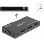 DeLOCK HDMI jungiklis 2 x HDMI įėjimas į 1 x HDMI išėjimas 8K 60 Hz juodas