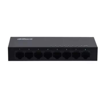 Dahua Technology SG1008-EUR tinklo jungiklis Nevaldomas L2 Gigabit Ethernet (10/100/1000) Juodas