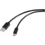 Renkforce RF-5720398 USB laidas juodos spalvos