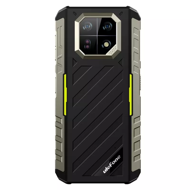 UleFone Armor 22 4G išmanusis telefonas, 9GB RAM, 128GB atmintis, IP69K, žalias