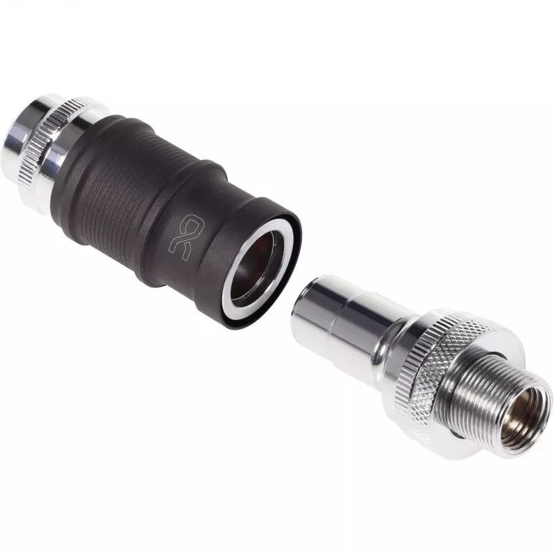 Alphacool Quick Disconnect Set BLH1A IG-IG su Schott jungtimi – greito atjungimo movų pora G½/G1/4 sriegiams