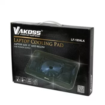 Vakoss LF-1854LK aušinimo stovas nešiojamam kompiuteriui 43,2 cm (17 inch) juodas