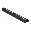 Kabelių tvarkymo panelė Extralink CABLE MANAGER WITH METAL COVER Juoda Metalinė 48,3 cm