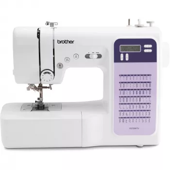 Siuvimo mašina Brother FS70WTx – 70 siūlių raštų, LCD ekranas, 750 dygsnių per minutę, 5 mm ilgis, 7 mm plotis