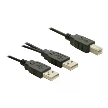 USB laidas DeLOCK USB-B / USB-A 1 m juodas