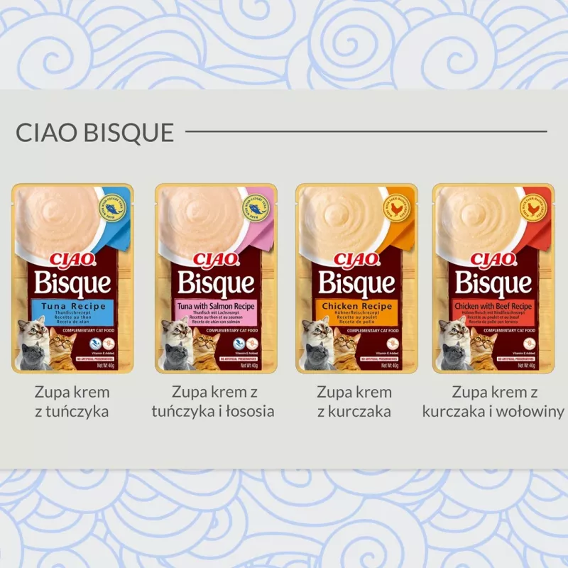 Šlapias kačių ėdalas Inaba Foods CIAO tiršta vištienos sriuba 40 g pakelis