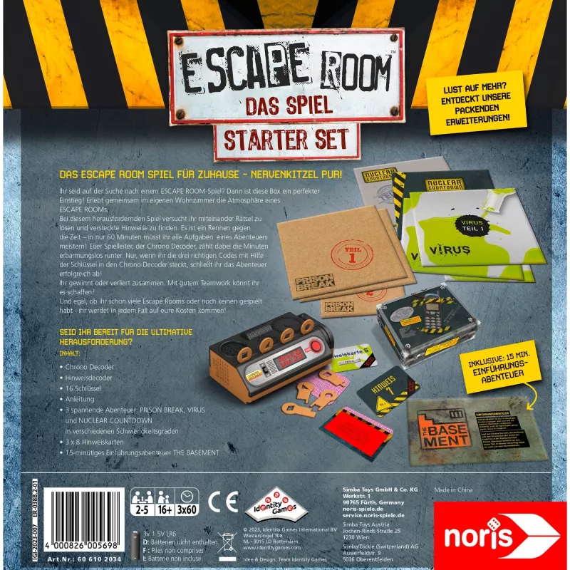 Escape Room The Game, Žaidimas Vakarėliams