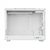 Kompiuterio korpusas DeepCool CH160 PLUS WH Small Form Factor baltas, microATX, grūdintas stiklas, USB-C