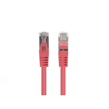 Patchcord tinklo kabelis LANBERG PCF6-20CC-0100-R RJ45 Cat.6 1 m raudonas