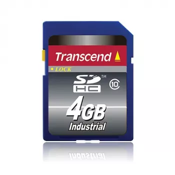 Flash atminties kortelė Transcend 4GB SDHC Class 10 TS4GSDHC10