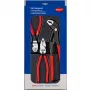 Knipex replių rinkinys Power Pack su 3 poliruotomis plastikinėmis termoformuotomis dalimis