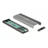 Išorinis SSD korpusas DeLOCK 42001 Sidabrinis M.2 NVMe