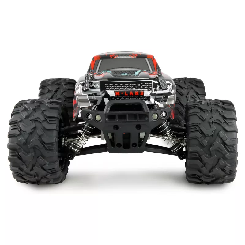 Amewi M-Land Monstertruck 48km/h 4WD 1:16 RTR Raudonas (22622)