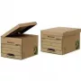 Fellowes 4472205 Dėžė dokumentams juoda/ruda stačiakampė popierinė (4470809)