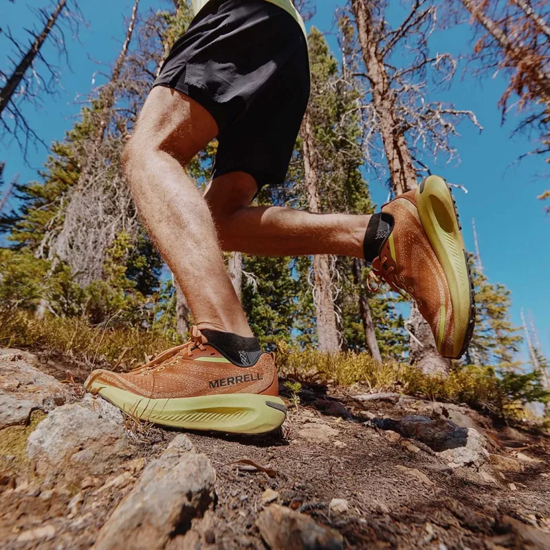 Bėgimo takeliais bateliai Merrell Morphlite - melon/hiviz