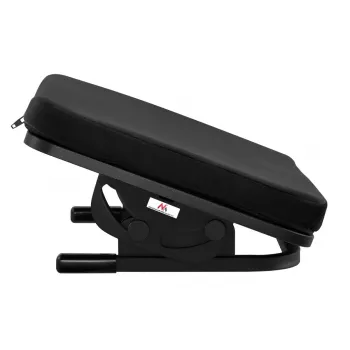 Pėdų atrama MACLEAN MC-460 ergonomiška minkšta metalinė pėdų atrama, neslystantis pagrindas, pasvirimas -20–20°, maks. apkrova 20 kg, juoda