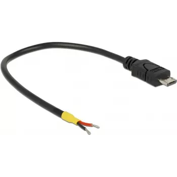 USB laidas DeLOCK 0,15m Micro-USB B juodas