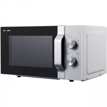 Mikrobangų krosnelė Sharp R204WA sidabrinė, balta 20 L 800 W