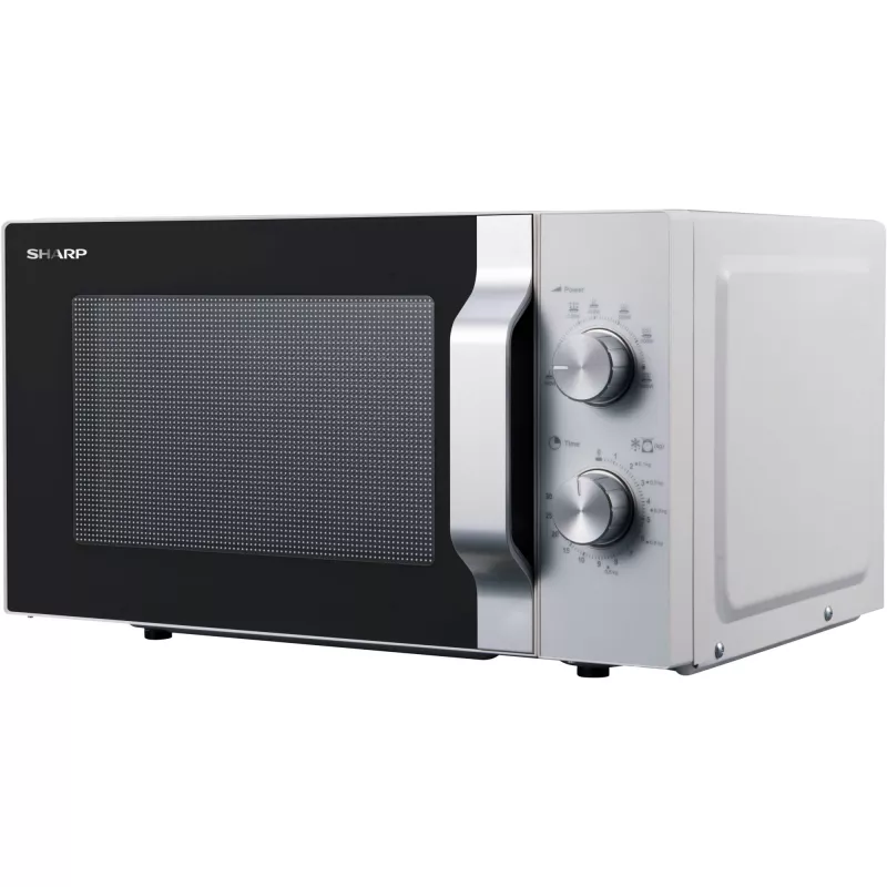 Mikrobangų krosnelė Sharp R204WA sidabrinė, balta 20 L 800 W