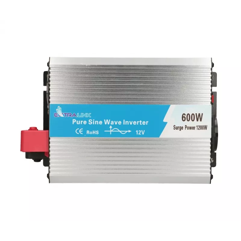 Įtampos keitiklis Extralink OPIP-600W 12V 600W gryno sinuso