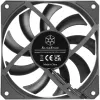 Korpuso ventiliatorius SILVERSTONE SST-AS120B 120mm juodas permatomas, 3-pin