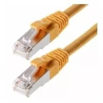 Tinklo kabelis Helos Cat 5e SF/UTP 0,5 m geltonas