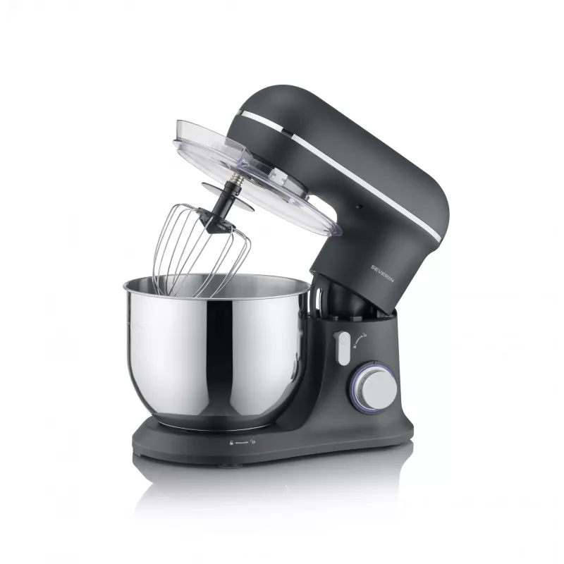 Virtuvinis kombainas SEVERIN KM 3899 — 1200 W, 5,3 L nerūdijančio plieno dubuo, Juoda
