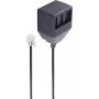 Telefono laidas ShiverPeaks BS71017-1 0,2 m Juodas