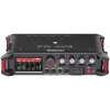 Nešiojamas garso įrašytuvas Tascam FR-AV4 — 6 kanalų, 4 XLR kombinuotos + 2x 3,5 mm, 24/32 bitų, 48/96/192 kHz, „MicroSD“ iki 512 GB, USB-C, PD