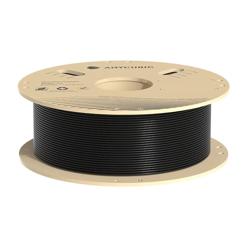 PLA kaitinimo siūlas AnyCubic IPHPLBK-106 1 kg – juodas, 1,75 mm