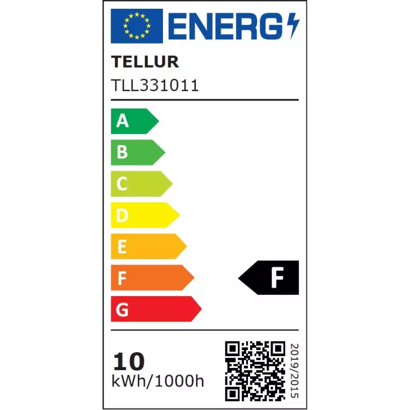 Išmanioji lemputė Tellur E27 RGB Dimmer – Wi‑Fi RGBW E27 išmanioji lemputė su reguliuojamu ryškumu