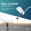 DIGITUS 3 krypčių ilgintuvas su 2×USB-A ir 1×USB-C, 3 kištukiniai lizdai E/F, 1,5 m laidas, baltas