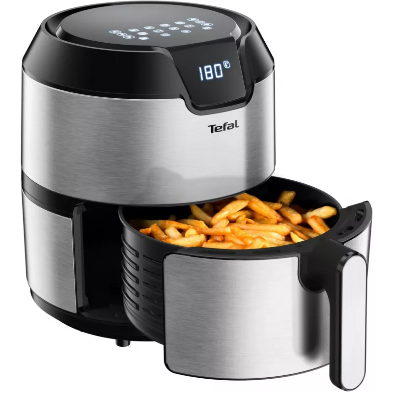 Tefal Easy Fry EY401D Karšto oro gruzdintuvė 4.2 L 1500 W Juoda, Nerūdijantis plienas