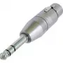Neutrik NA3FP garso adapteris – XLR3 (motina) į stereo kištuką (tėvas)