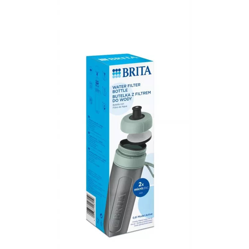 Brita sportinis vandens filtro butelis Active tamsiai žalias, žalias