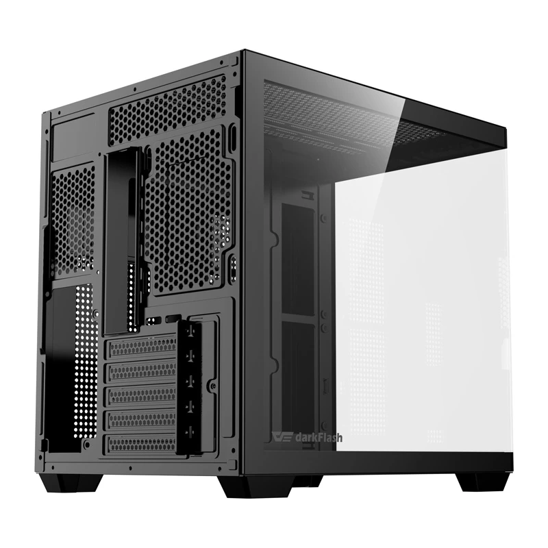 Kompiuterio korpusas DarkFlash B275 (juodas) ATX/mATX bokštas